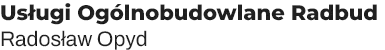 Usługi Ogólnobudowlane Radbud logo